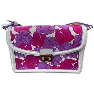 Vera Bradley | New Leather Tess Paradise Purple Lilac Crossbody Bag